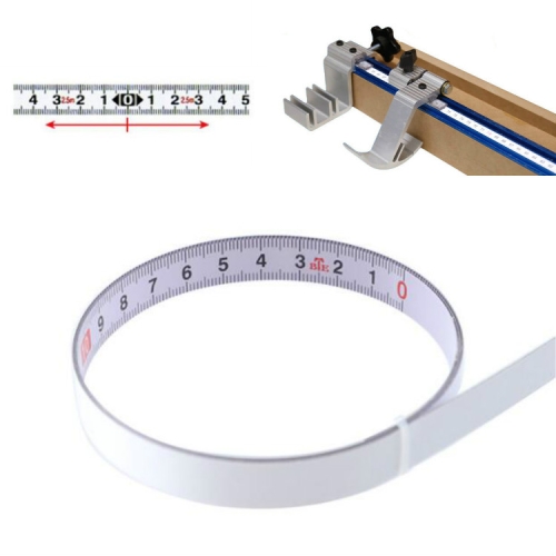 

4m Sticky Scale Steel Ruler with Glue Scale Tape Measure Self-adhesive Ruler, Specification:Middle Point