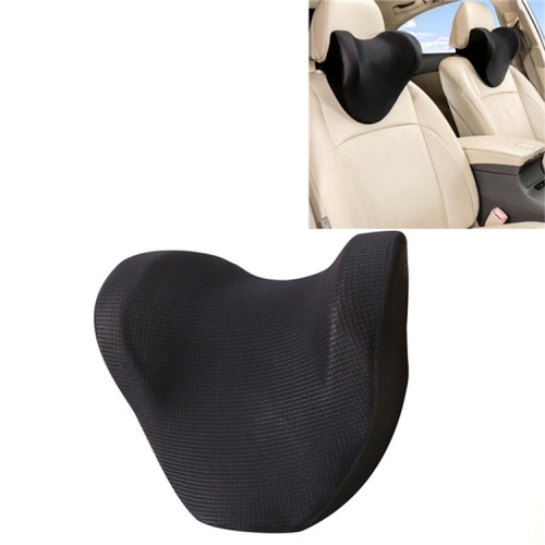 

Car Headrest And Neck Pillow Ice Silk Breathable Space Memory Foam Pillow(Black)