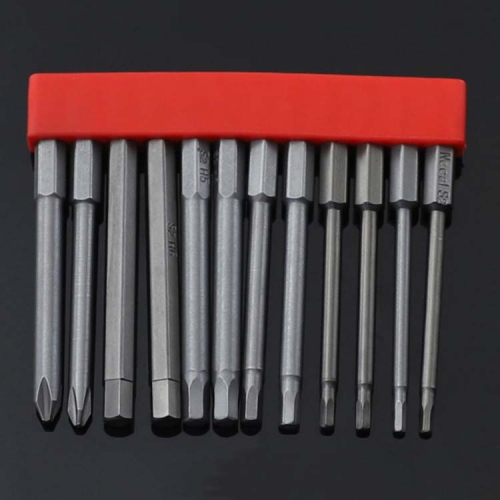 

12 PCS / Set Screwdriver Bit With Magnetic S2 Alloy Steel Electric Screwdriver, Specification:8