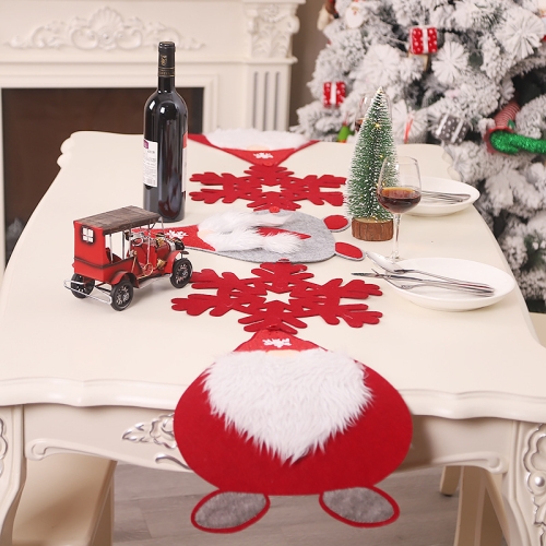 

Christmas Decorations DIY Table Rnner Table Mat Wall Hanging Window Decoration Supplies, Specification: Fat Old Man