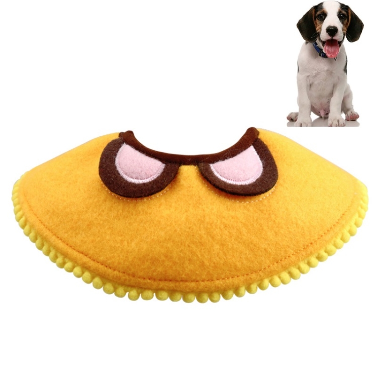 

3 PCS Pet Saliva Towel Small Dog Scarf, Size: Large( Bear)