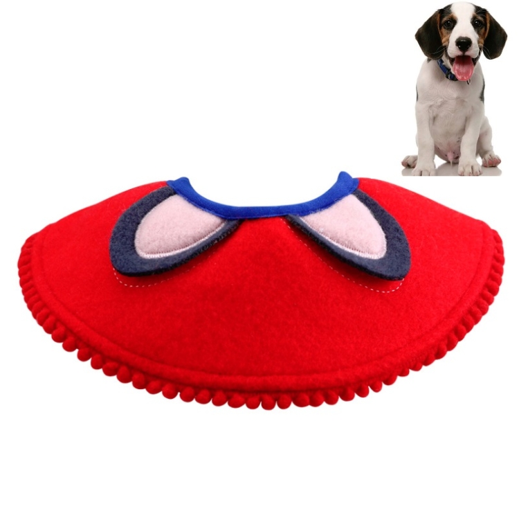 

3 PCS Pet Saliva Towel Small Dog Scarf, Size: Large( Cat)