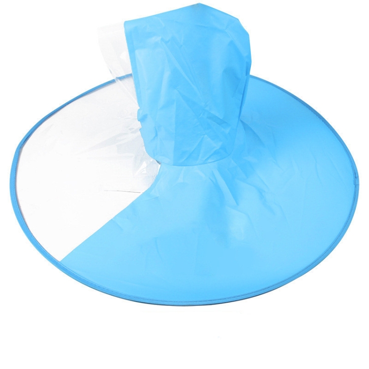 

2 PCS Baby Raincoat Outdoor Cloak Transparent Waterproof Raincoat, Size:M(Blue)