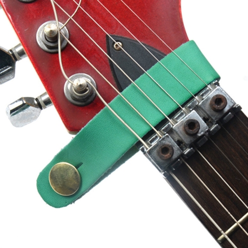 

Leather Guitar Universal Head Strap(Green)