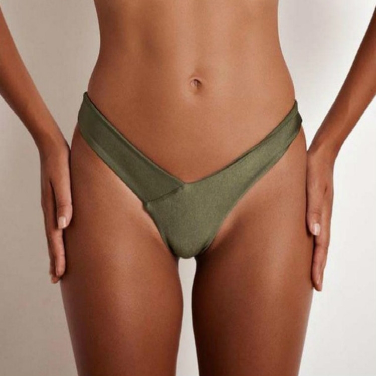 

Sexy Women Cotton G String Thongs Low Waist Sexy Panties Ladies Seamless Underwear, Size:S(Green)