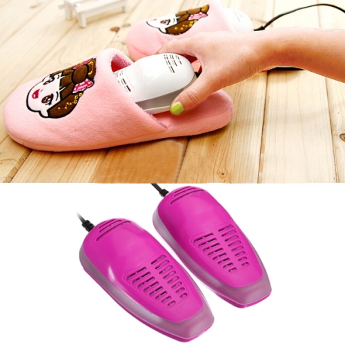 

Heater Electric Shoes Dryer Heating boots Footwear Portable UV Dehumidify Disinfectant Shoes Warmer 14W 220V(Pink)