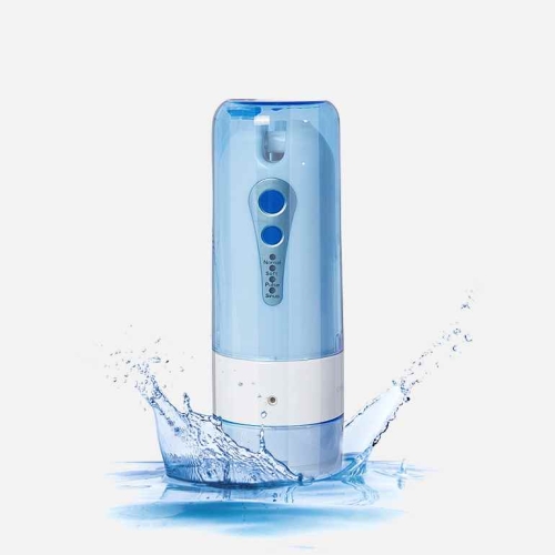 

4 Modes 200ml Portable Fold Electric Oral Irrigator USB Charging Water Dental Flosser with 5 Jet Tips(Blue)