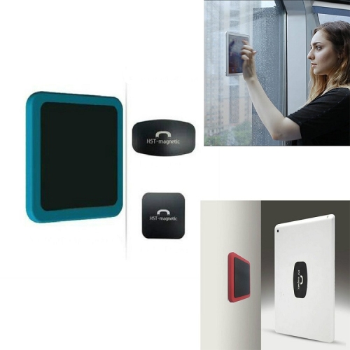 

Wall-mounted iPad Magnetic Adsorption Universal Sticker Mobile Phone Wall Bracket(Blue B)