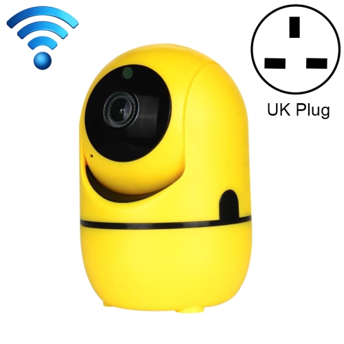 

HD Cloud Wireless IP Camera Intelligent Auto Tracking Human Home Security Surveillance Network WiFi Camera, Plug Type:UK Plug(1080P Yellow)