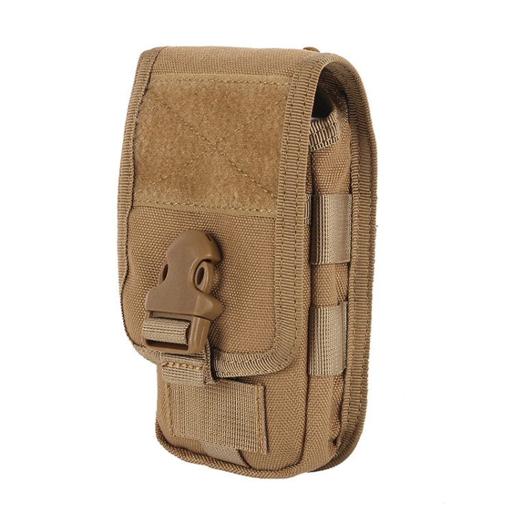 

2 PCS Multifunctional Molle System Waist Bag Outdoor Running Pockets for Mobile Phone under 5.5 inch(Mud)