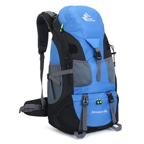 Color : Blue, Size : Free Size Light Folding Backpack Travel Hiking Camping Outdoor Sports Unisex Casual Backpack 50L Unisex Casual Rucksack Satchel Bookbag