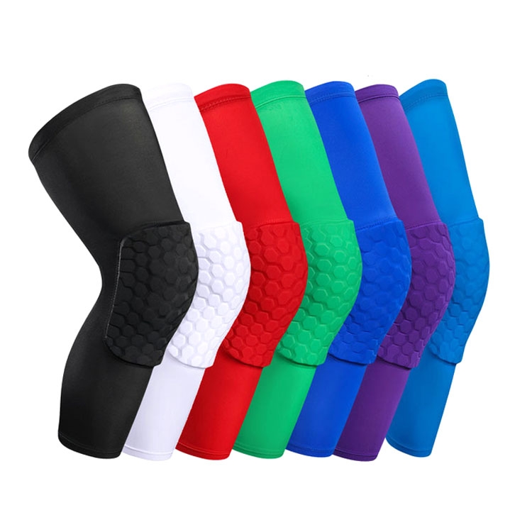 

Anti-collision Breathable Honeycomb Knee Pad Basketball Professional Sports Protective Gear, Random Color Delivery, Size:XS