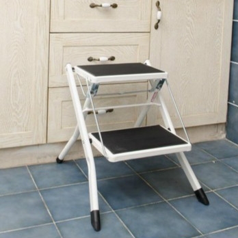 

YSF-7020 Creative Folding Simple Step Stool Kitchen Bench Portable Home Stool(Iron White)