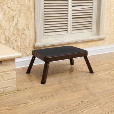 

YSF-7020 Creative Folding Simple Step Stool Kitchen Bench Portable Home Stool(Brown Single Layer)
