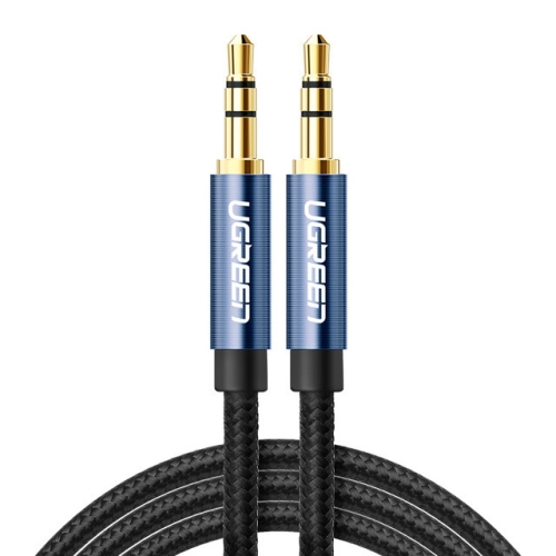 

Ugreen AV112 Audio Cable 3.5mm Speaker Line Aux Cable, Length:1m(Blue)