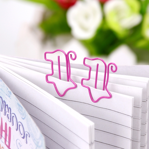 

10 PCS Cute Animal Pink Pig Bookmark Paper Clip School Office Supply Metal Gift Stationery