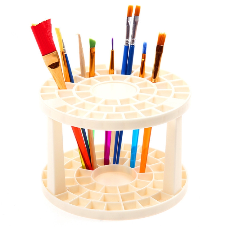 

Paint Brush Pen Holder 49 Holes Pen Rack Display Stand