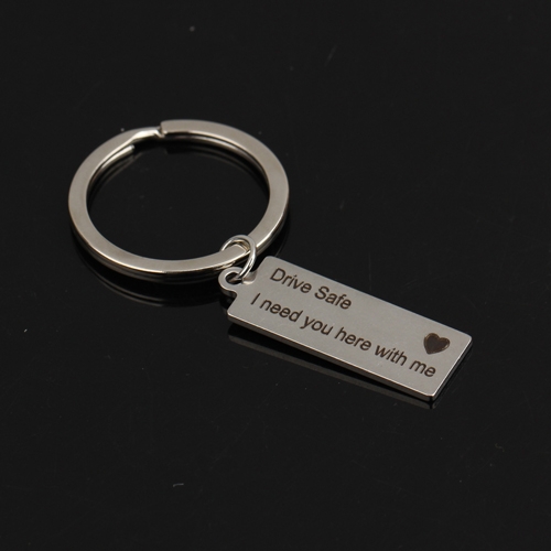 Fashion Keyring Gifts Engraved Drive Safe I Need You Here With Me Keychain Couples Boyfriend Girlfriend Jewelry Key Chain(Silver)
Fashion Keyring Gifts Engraved Drive Safe I Need You Here With Me Keychain Couples Boyfriend Girlfriend Jewelry Key Chain(Silver)