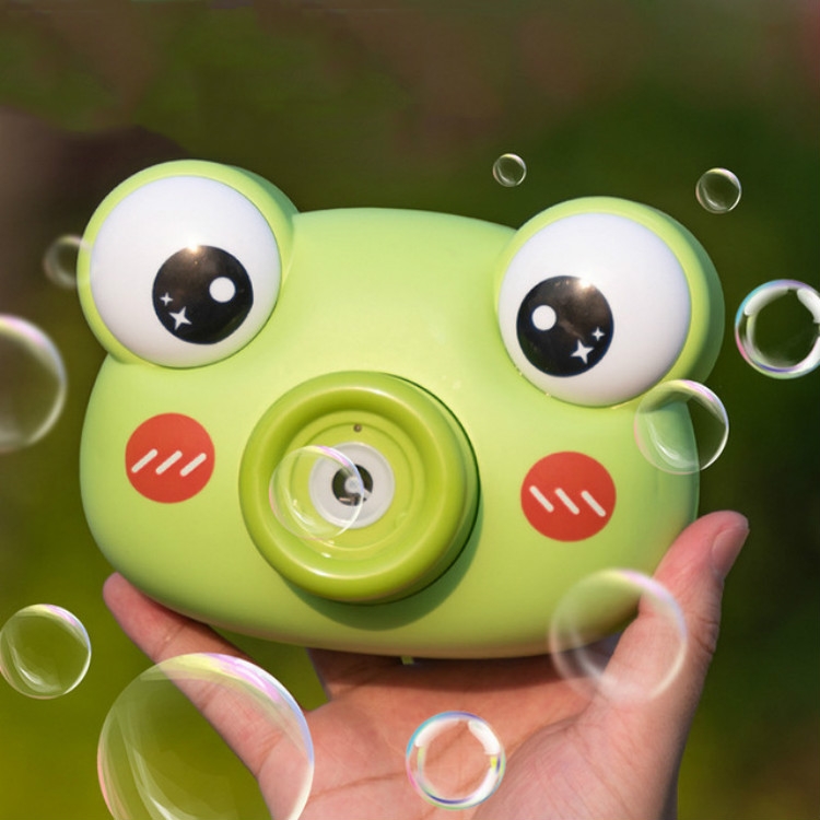 

Frog Camera Light Music Bubble Machine