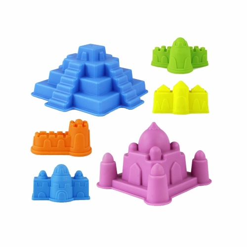 

Sand Sandbeach Castle Model Kids Beach Castle Water Tools Toys Sand Game Funny Toys Kits for Children, Color Random for Delivery