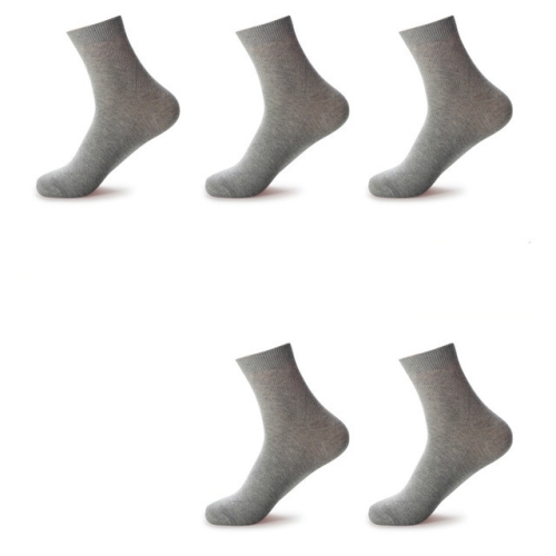 

10 Pairs Casual Men Business Socks For Men Cotton Brand Sneaker Socks(light Gray)