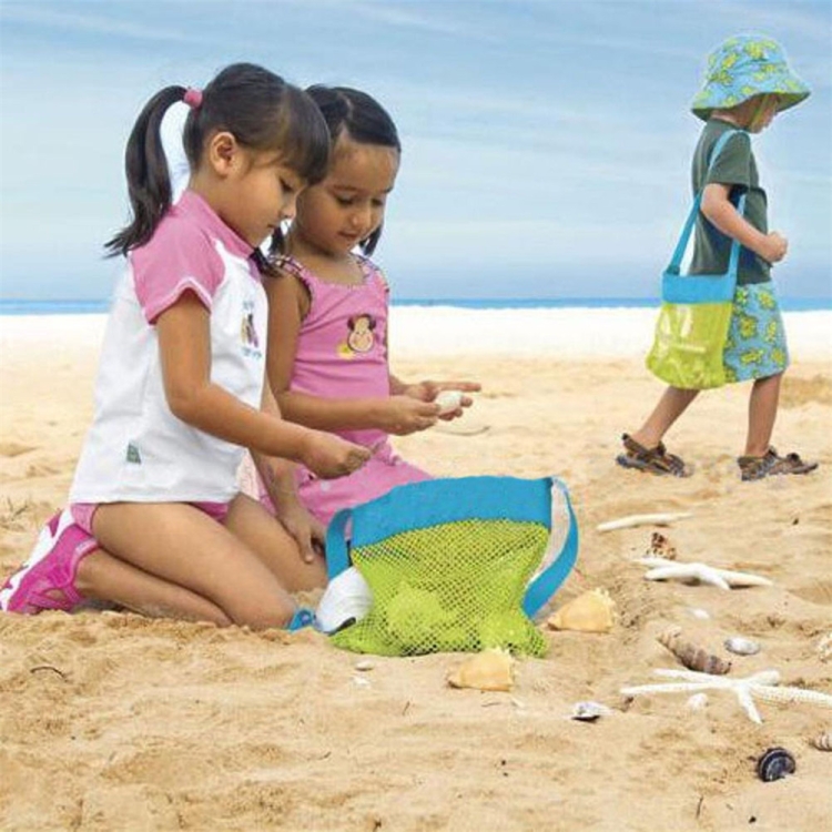 

Durable Holding Toys Balls Beach Mesh Tote Bag Beach Swimming Bag Children Sand Bag