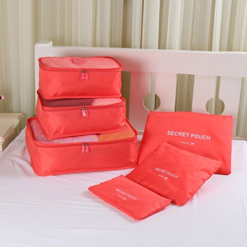 

5 Sets Oxford Cloth Travel Mesh Bag Luggage Organizer Cube Clothing Organiser (1 Set=6 PCS)