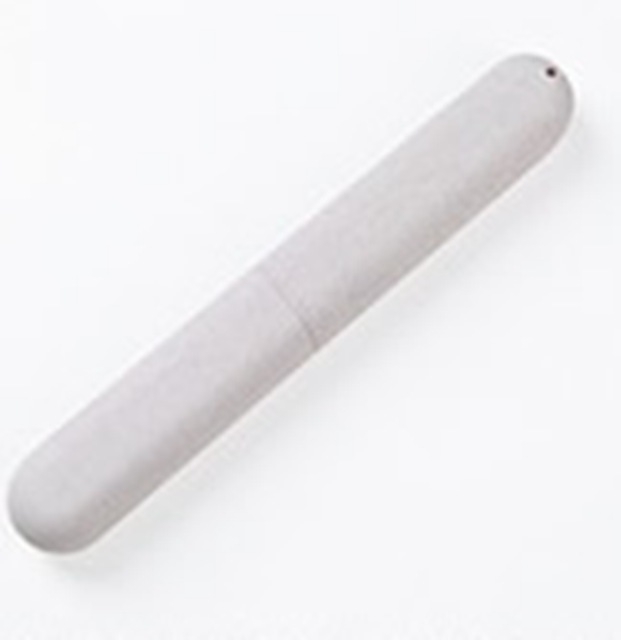 

Travel Toothbrush Tube Cover Case Cap Fashion Plastic Portable Packing Organizer(White)