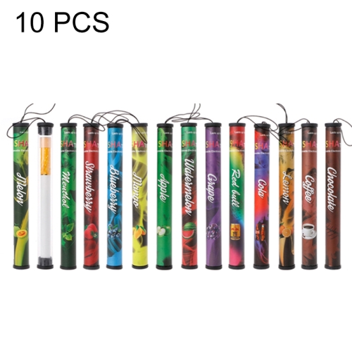 

10PCS Fruits Flavor 500 Puffs Disposable Vapor Shisha Stick Pen Electronic Cigarettes, Random Flavor Delivery