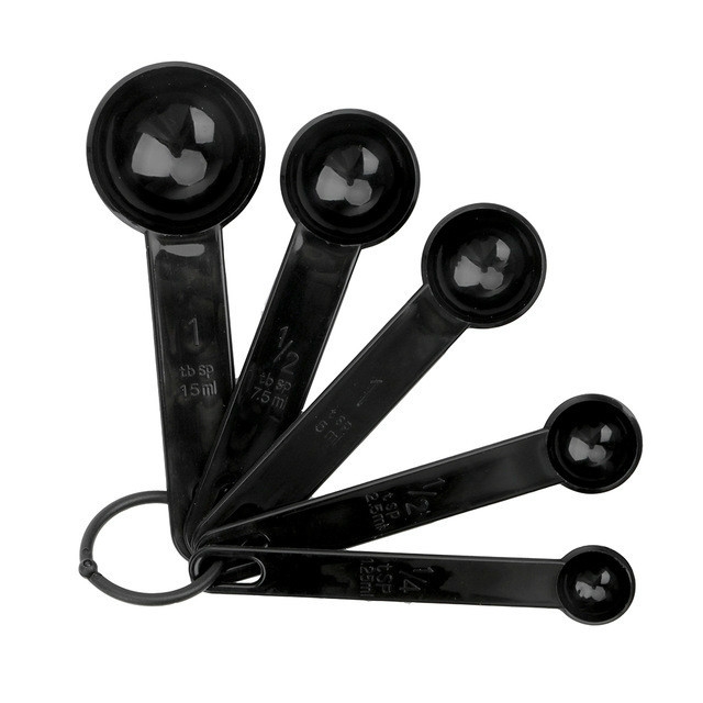

10 Sets Measuring Spoon for Baking Coffee Tea(Black)