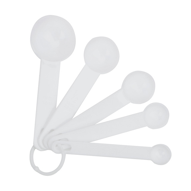 

3 Sets Measuring Spoon for Baking Coffee Tea(White)