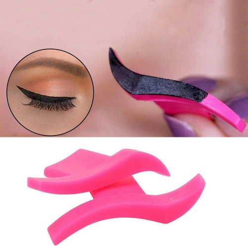 

3 PCS Wing Eyeliner Stamp Template Professional Makeup Wing Style Easy to Makeup Eye Wing(Classic )