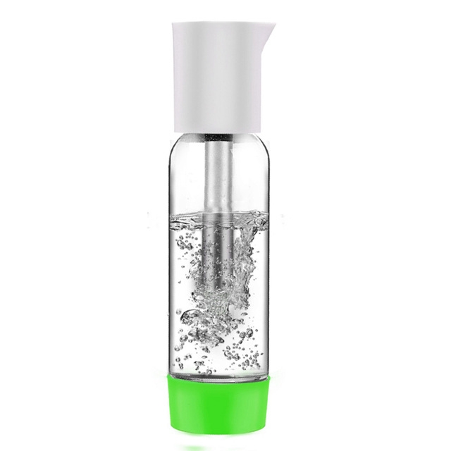 

Portable Soda Maker Cool Drink Carbonated Bubble Water Machine DIY Cocktail CO2 Soda Siphon Maker Bar Tools, Capacity: 1000ml(Light Green)