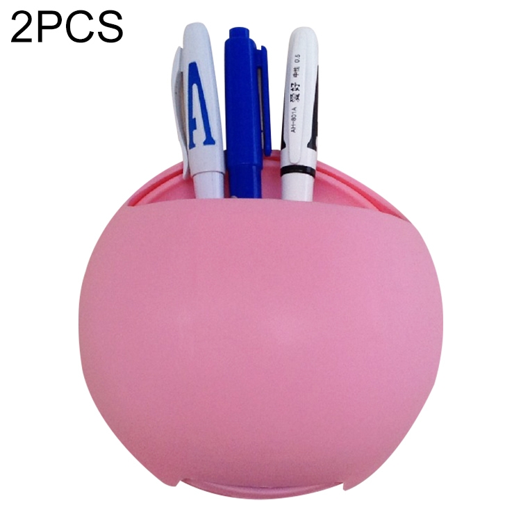 

2 PCS Cute Eggs Sharpe Multifunction Bathroom Kitchen Suction Hooks Cup Organizer Wall Toothbrush Holder(Pink)
