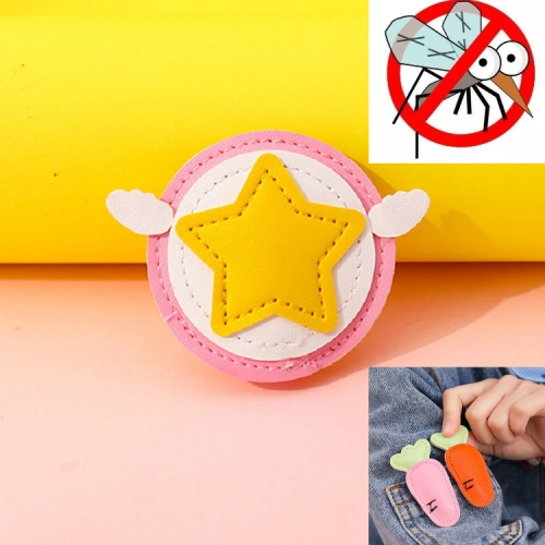 

Mosquito Repellent Buckle PU Anti-mosquito Clip for Children Adults(Little Stars)