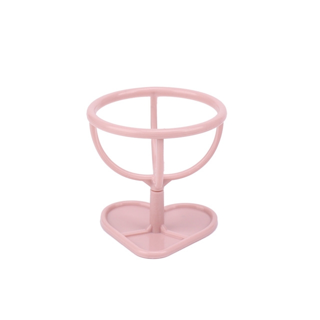 

3 PCS Make-up Egg Puff Storage Rack Sponge Egg Holder(Pink)