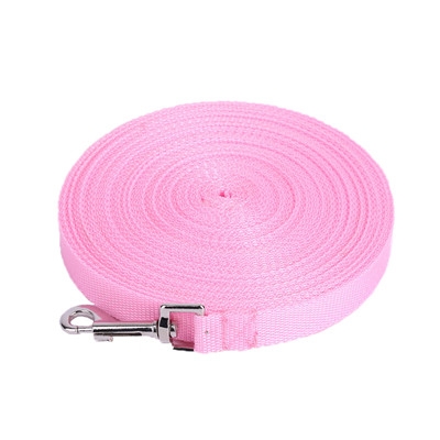 

Outdoor Safety Training Dog Chain Pet Collar Dog Leash, Size:3mx2.5cm(Pink)