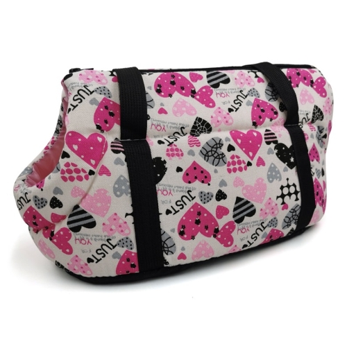 

Retro Pet Carrying Bag Comfortable & Breathable Backpack For Cats And Dogs, Size:S 45x21x22cm(Love)