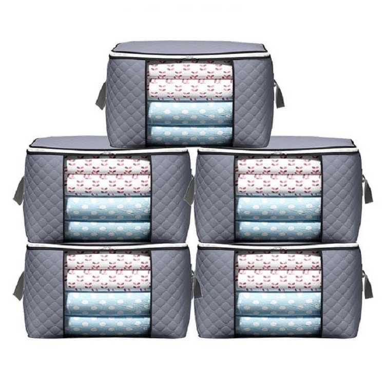 

Quilt Clothes Storage Bag Moving Luggage Packing Bag, Specification:5 Horizontal