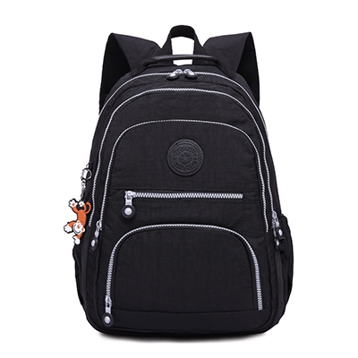 

Backpacks School Backpack for Teenage Girls Female Laptop Bagpack Travel Bag, Size:33X16X47cm(Black)