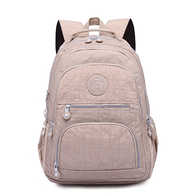 

Backpacks School Backpack for Teenage Girls Female Laptop Bagpack Travel Bag, Size:33X16X47cm(Khaki)