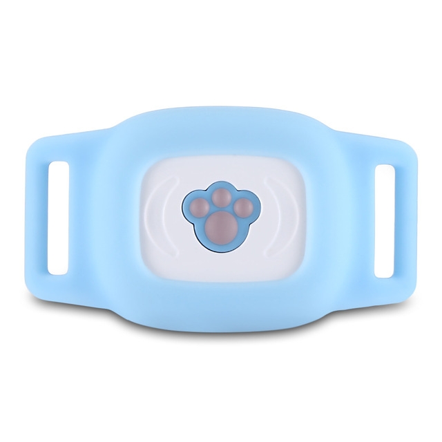 

Waterproof Pet GPS Tracker Dog Cat Adjustable Collar Remote Shutdown Magnetic Charging GPS Trackers(Blue)