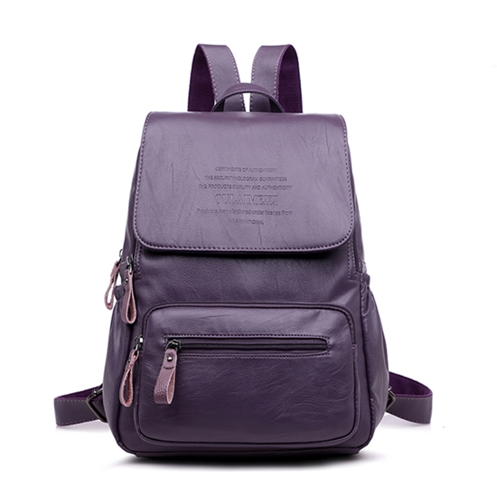 

Multifunctional Handbag With Large Capacity for Women Shoulder Backpacks(Purple)