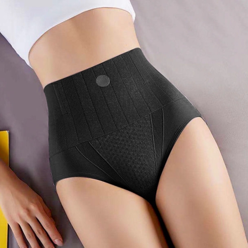 

Postpartum Recovery High Waist Brief Slimming and Shaping Butt Lifting Women Underwear, Size: XL (for 62.5-75.5kg)(Black)