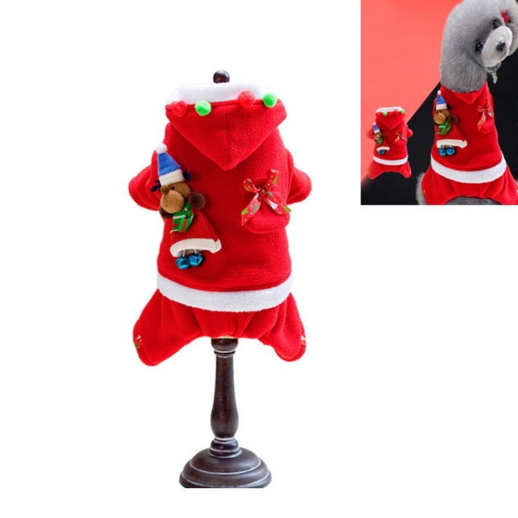 

Pet Santa Dress Up Warm Small & Medium Dog Clothes, Size: XL
