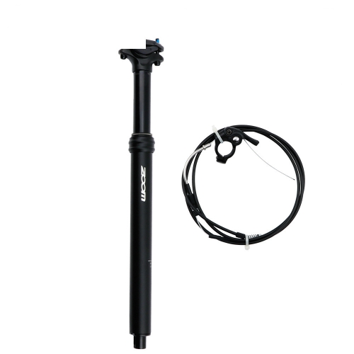 

ZOOM Bicycle Wire-Controlled Hydraulic Lift Seat Tube Mountain Bike Seatpost, Size:31.6mm, Specification:400mm Internal Routing