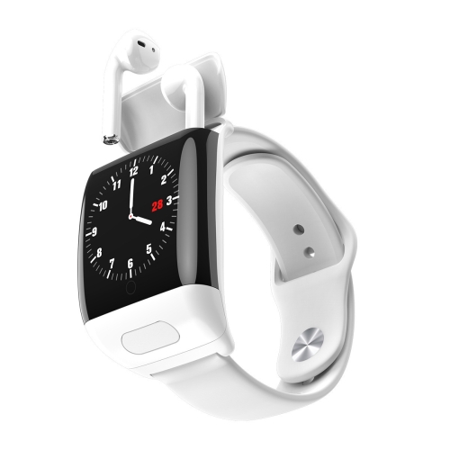 

G36 0.96 inch Color Screen Smart Watch with Bluetooth Headset, Support Call Reminder/Sleep Monitoring/Remote Control Selfie/Blood Oxygen Monitoring/Blood Oxygen Monitoring(White)