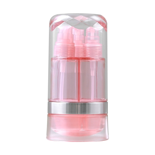 

6 in 1 Portable Travel Cosmetics Sub-bottle Travel Transparent Spray Bottle(Pink)