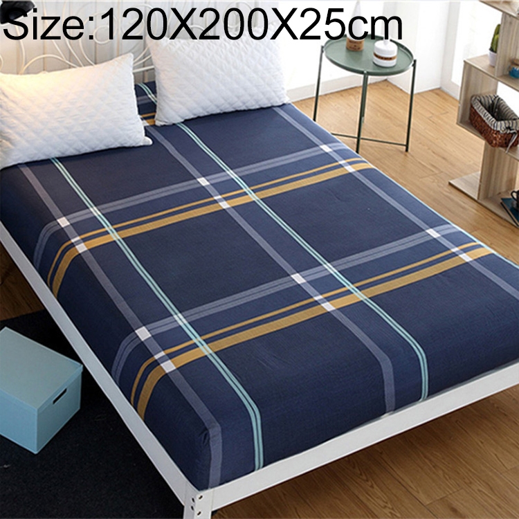 

Polyester Bed Mattress Non-Slip Bed Cover Mattress Cover, Size:120X200X25cm(Love Forever)