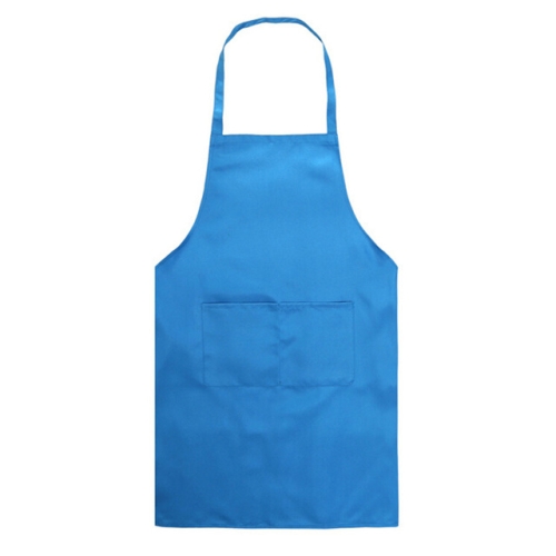 

2PCS Kitchen Chef Aprons Cooking Baking Apron With Pockets(Blue)